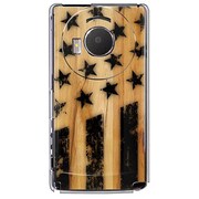 101P-YCM2P0310-78 [SoftBank 101P LUMIX Phone用 カバー AmericanFlagWoodBurn]