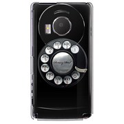 101P-YCM2P0345-78 [SoftBank 101P LUMIX Phone用 カバー 黒電話]