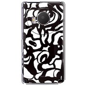 101P-YCM2P0376-78 [SoftBank 101P LUMIX Phone用 カバー モノクロームフラワー]