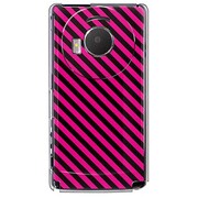 101P-YCM2P0411-78 [SoftBank 101P LUMIX Phone用 カバー ピンクストライプライン]