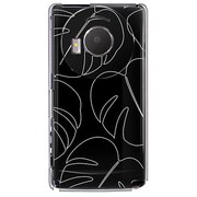 101P-YCM2P0419-78 [SoftBank 101P LUMIX Phone用 カバー モダンモンステラモノクロデザイン]