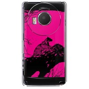 101P-YCM2P0442-78 [SoftBank 101P LUMIX Phone用 カバー サバンナチーターピンクプレート]