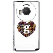 101P-YCM2P0464-78 [SoftBank 101P LUMIX Phone用 カバー LovegramFlowerHeartwhite]