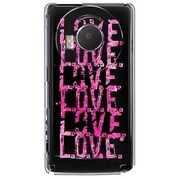 101P-YCM2P0469-78 [SoftBank 101P LUMIX Phone用 カバー LOVE.LOVE.LOVE.ThePink]