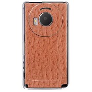SoftBank 101P LUMIX Phone用 カバー オーストリッチパターンレットブラウン 101P-YCM2P0518-78