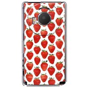 101P-YCM2P0557-78 [SoftBank 101P LUMIX Phone用 カバー ストロベリーパターンホワイトプレート]