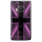 101P-YCM2P0601-78 [SoftBank 101P LUMIX Phone用 カバー ユニオンジャックコレクショングレーカラーズ♯10パープル]
