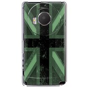 101P-YCM2P0606-78 [SoftBank 101P LUMIX Phone用 カバー ユニオンジャックコレクショングレーカラーズ♯60シルエットグリーン]