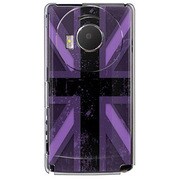 101P-YCM2P0607-78 [SoftBank 101P LUMIX Phone用 カバー ユニオンジャックコレクショングレーカラーズ♯70エッジパープル]