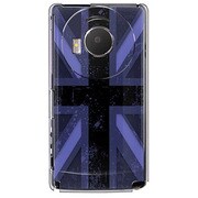 101P-YCM2P0608-78 [SoftBank 101P LUMIX Phone用 カバー ユニオンジャックコレクショングレーカラーズ♯80NYブルー]