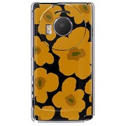 SoftBank 101P LUMIX Phone用 カバー ルーズフラワーコレクションシルエットカラーズ♯30バーミンガムイエロー 101P-YCM2P0626-78
