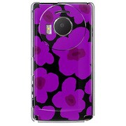 SoftBank 101P LUMIX Phone用 カバー ルーズフラワーコレクションシルエットカラーズ♯60オリスターパープル 101P-YCM2P0629-78