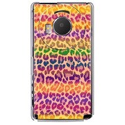 101P-YCM2P0640-78 [SoftBank 101P LUMIX Phone用 カバー ヒョウ柄パッションカラーズ♯20サバンナレインボー]