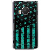 101P-YCM2P0645-78 [SoftBank 101P LUMIX Phone用 カバー ブラックアメリカンフラッグLAカラーズ♯50テキサスミント]