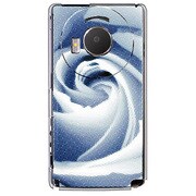 101P-YCM2P0672-78 [SoftBank 101P LUMIX Phone用 カバー ローズポイントグラフィックスブルーシャドー]