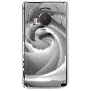 101P-YCM2P0676-78 [SoftBank 101P LUMIX Phone用 カバー ローズポイントグラフィックスモノクロームシャドー]