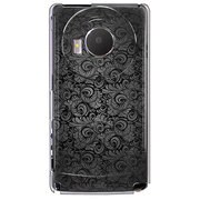 101P-YCM2P0687-78 [SoftBank 101P LUMIX Phone用 カバー クラシックパターンデザインダークブラック]