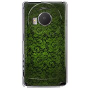 101P-YCM2P0692-78 [SoftBank 101P LUMIX Phone用 カバー クラシックパターンデザインダークグリーン]