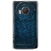 101P-YCM2P0693-78 [SoftBank 101P LUMIX Phone用 カバー クラシックパターンデザインダークブルー]