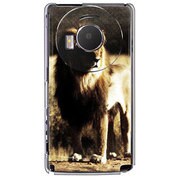 101P-YCM2P0708-78 [SoftBank 101P LUMIX Phone用 カバー PictureCollectionsライオンアフタヌーン]