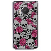 101P-YCM2P0748-78 [SoftBank 101P LUMIX Phone用 カバー Skull's＆RoseB]