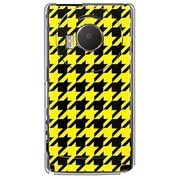 101P-YCM2P0751-78 [SoftBank 101P LUMIX Phone用 カバー 千鳥格子デザインA-BIGYellow]