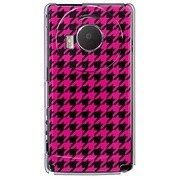 101P-YCM2P0752-78 [SoftBank 101P LUMIX Phone用 カバー 千鳥格子デザインA-Pink]