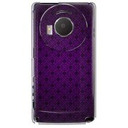 101P-YCM2P0763-78 [SoftBank 101P LUMIX Phone用 カバー クラシックパターンデザインクイーンパープル]
