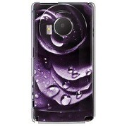 101P-YCM2P0769-78 [SoftBank 101P LUMIX Phone用 カバー ウォーターローズクラシックデザインパープル]