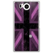 106SH-YCM2P0601-78 [SoftBank 106SH AQUOS PHONE Xx 用 カバー ユニオンジャックコレクショングレーカラーズ♯10パープル]