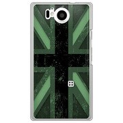 106SH-YCM2P0606-78 [SoftBank 106SH AQUOS PHONE Xx 用 カバー ユニオンジャックコレクショングレーカラーズ♯60シルエットグリーン]