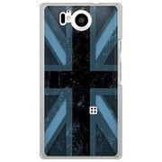 106SH-YCM2P0609-78 [SoftBank 106SH AQUOS PHONE Xx 用 カバー ユニオンジャックコレクショングレーカラーズ♯90ロンドンブルー]