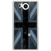106SH-YCM2P0610-78 [SoftBank 106SH AQUOS PHONE Xx 用 カバー ユニオンジャックコレクショングレーカラーズ♯100EMIブルー]