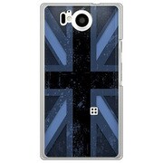 106SH-YCM2P0611-78 [SoftBank 106SH AQUOS PHONE Xx 用 カバー ユニオンジャックコレクショングレーカラーズ♯110ダークブルー]
