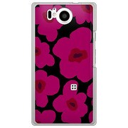 SoftBank 106SH AQUOS PHONE Xx 用 カバー ルーズフラワーコレクションシルエットカラーズ♯10パッションピンク 106SH-YCM2P0624-78