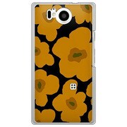 SoftBank 106SH AQUOS PHONE Xx 用 カバー ルーズフラワーコレクションシルエットカラーズ♯30バーミンガムイエロー 106SH-YCM2P0626-78