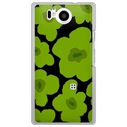 SoftBank 106SH AQUOS PHONE Xx 用 カバー ルーズフラワーコレクションシルエットカラーズ♯40マンチェスターグリーン 106SH-YCM2P0627-78