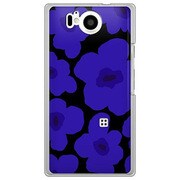 SoftBank 106SH AQUOS PHONE Xx 用 カバー ルーズフラワーコレクションシルエットカラーズ♯70モンツァブルー 106SH-YCM2P0630-78