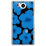 SoftBank 106SH AQUOS PHONE Xx 用 カバー ルーズフラワーコレクションシルエットカラーズ♯80ペルージャブルー 106SH-YCM2P0631-78
