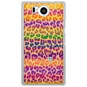 106SH-YCM2P0640-78 [SoftBank 106SH AQUOS PHONE Xx 用 カバー ヒョウ柄パッションカラーズ♯20サバンナレインボー]