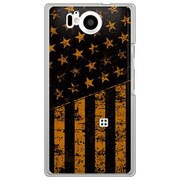 106SH-YCM2P0643-78 [SoftBank 106SH AQUOS PHONE Xx 用 カバー ブラックアメリカンフラッグLAカラーズ♯30フロリダオレンジ]