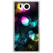 106SH-YCM2P0680-78 [SoftBank 106SH AQUOS PHONE Xx 用 カバー レインボーリングドットグラフィックA]