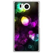 106SH-YCM2P0681-78 [SoftBank 106SH AQUOS PHONE Xx 用 カバー レインボーリングドットグラフィックB]