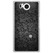 106SH-YCM2P0687-78 [SoftBank 106SH AQUOS PHONE Xx 用 カバー クラシックパターンデザインダークブラック]