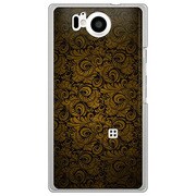 106SH-YCM2P0691-78 [SoftBank 106SH AQUOS PHONE Xx 用 カバー クラシックパターンデザインダークゴールド]