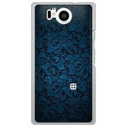 106SH-YCM2P0693-78 [SoftBank 106SH AQUOS PHONE Xx 用 カバー クラシックパターンデザインダークブルー]