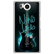 106SH-YCM2P0705-78 [SoftBank 106SH AQUOS PHONE Xx 用 カバー NINELIVESロマンスギターブルー]