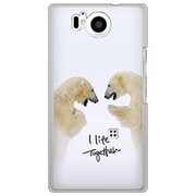 106SH-YCM2P0722-78 [SoftBank 106SH AQUOS PHONE Xx 用 カバー PictureCollectionsシロクマのトモダチ]