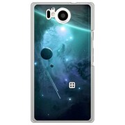 106SH-YCM2P0729-78 [SoftBank 106SH AQUOS PHONE Xx 用 カバー 宇宙の神秘]