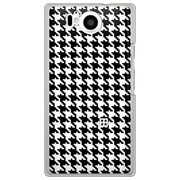 106SH-YCM2P0746-78 [SoftBank 106SH AQUOS PHONE Xx 用 カバー 千鳥格子デザインドットB]
